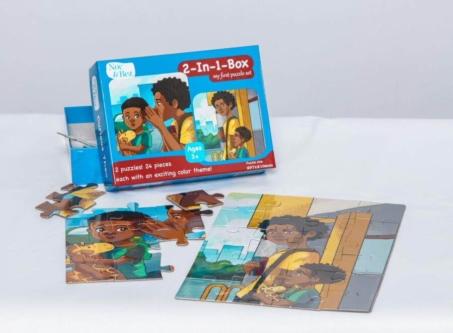 Curious Theo Jigsaw Puzzles for Families, Kids, and Preschoolers Ages 4 and Up