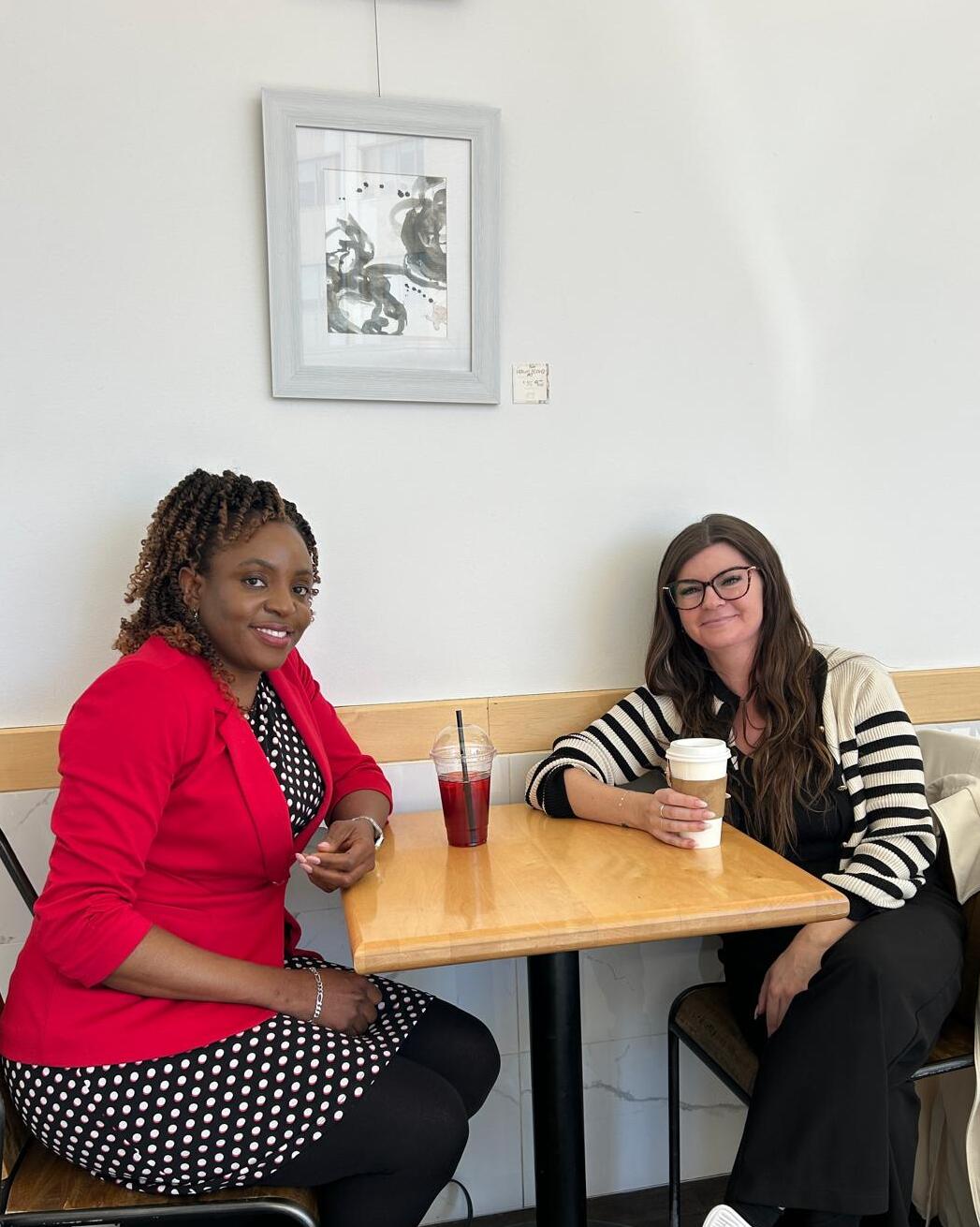 Drinks with Bernice and Tmira Marchment